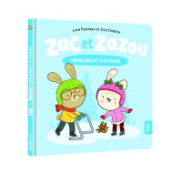 Zac et zazou apprennent à patiner