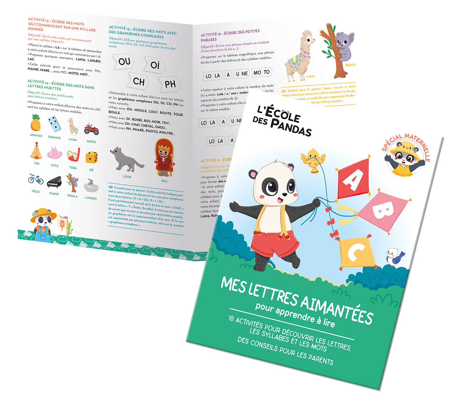 L'école Des Pandas - Mes Lettres Aimantées Pour Apprendre À Lire