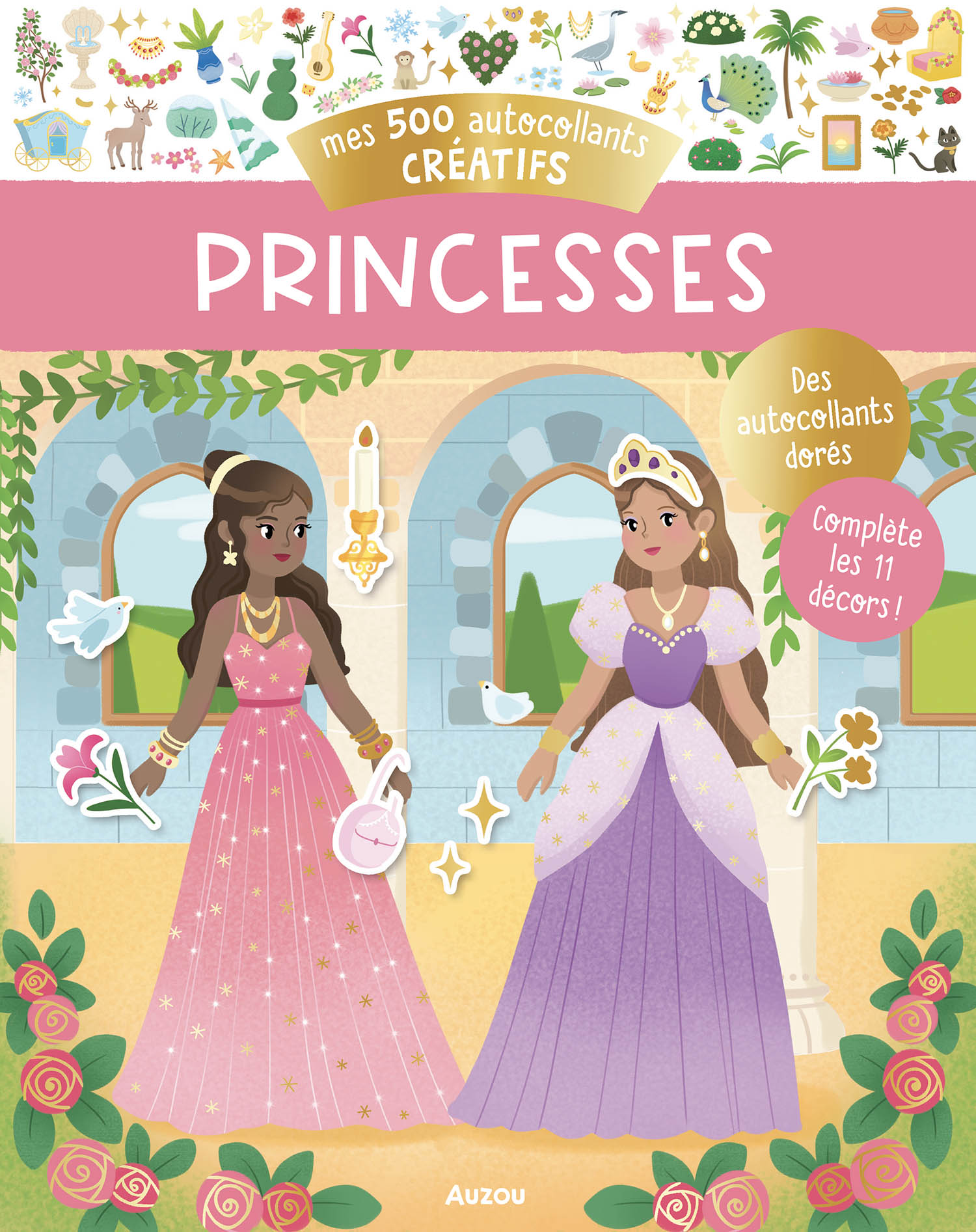 500 Autocollants Créatifs Princesses