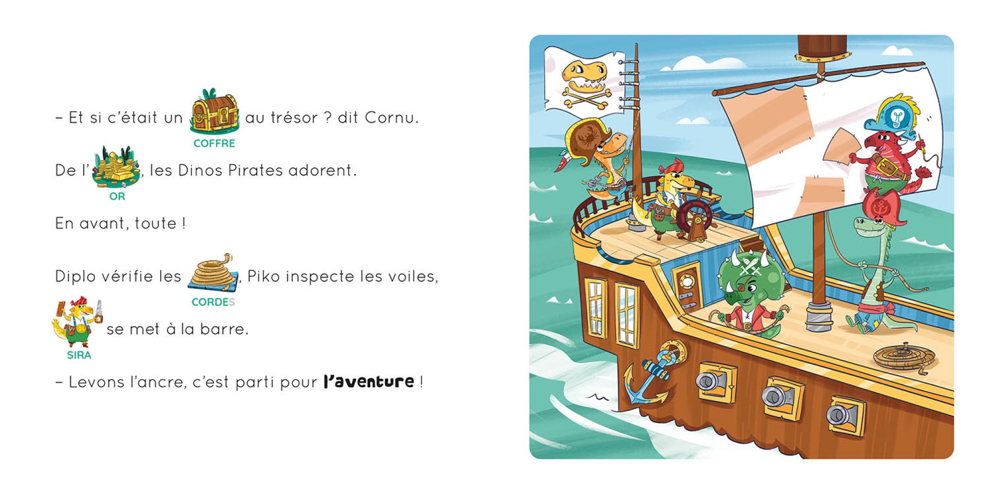 Les Dinos Pirates - À L'aventure !