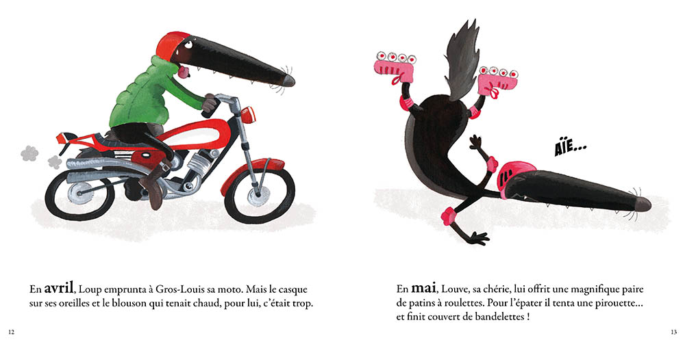 Le Loup Qui Ne Voulait Plus Marcher (Coll. Mes Ptits Albums)