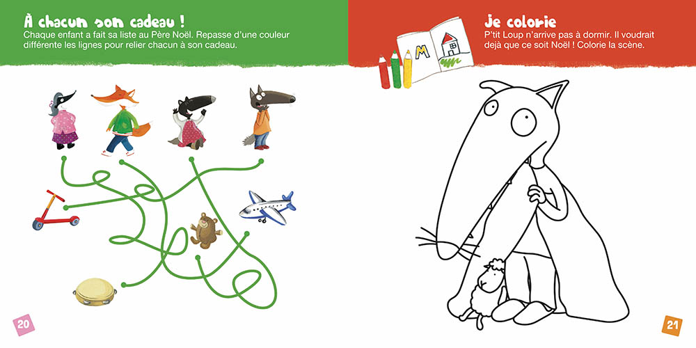 Cahier D'activites P'tit Loup Special Noel