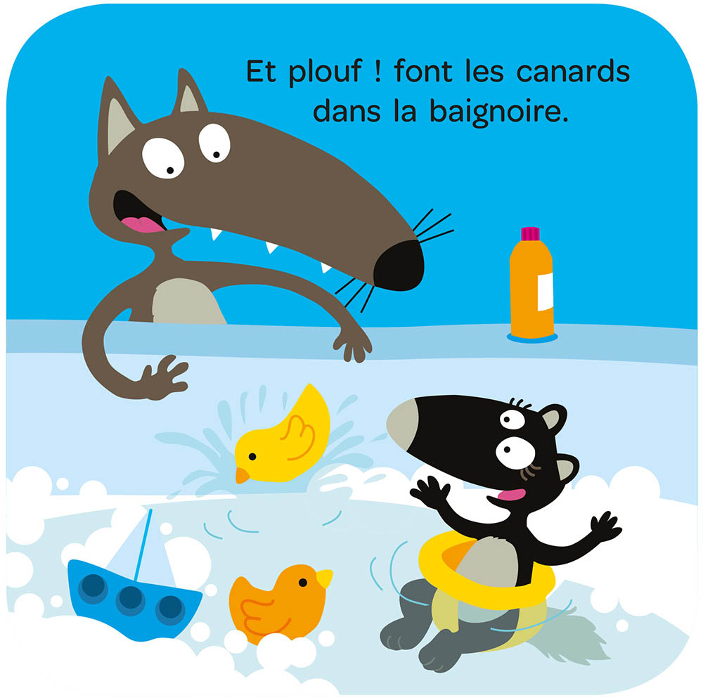 Ma Valisette De Bain P'tit Loup Avec Jouet - Au Bain !