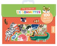 Ma pochette de gommettes - 100 animaux sauvages