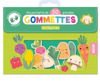 Ma pochette de 50 grandes gommettes - Les legumes