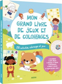 Mon grand livre de jeux de coloriages