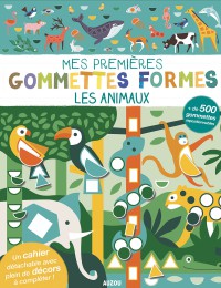 Mes premières gommettes formes - Les animaux