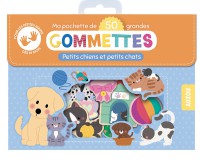 Ma pochette de 50 grandes gommettes - Petits chiens et petits chats