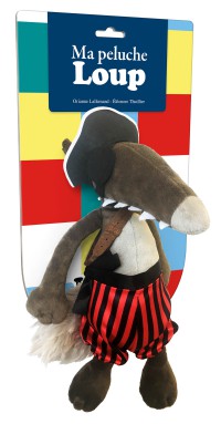 La peluche loup pirate