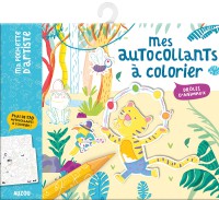 Mes autocollants à colorier - Drôles d'animaux