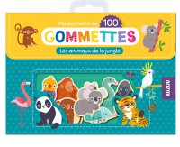 Ma pochette de 100 gommettes - Les animaux de la jungle