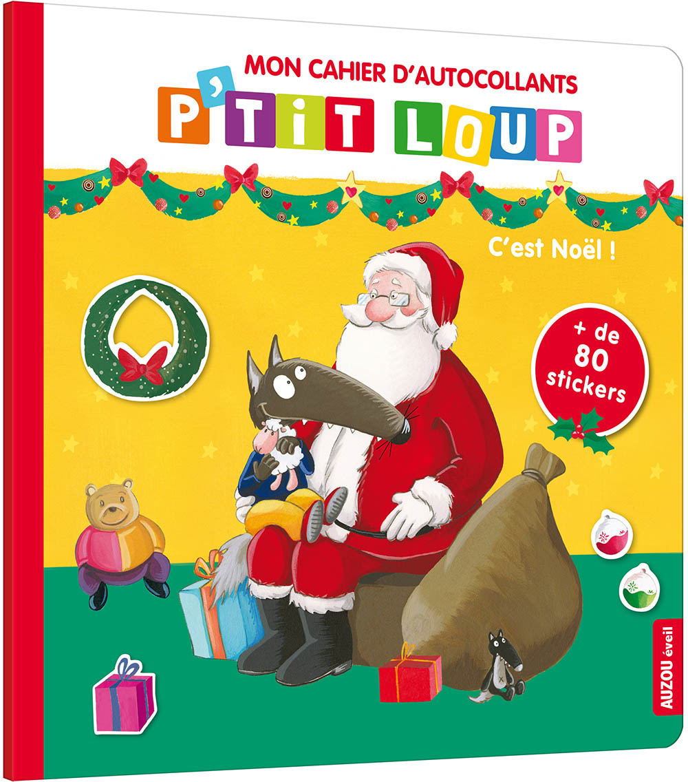 Mon Cahier D'autocollants P'tit Loup - C'est Noël !