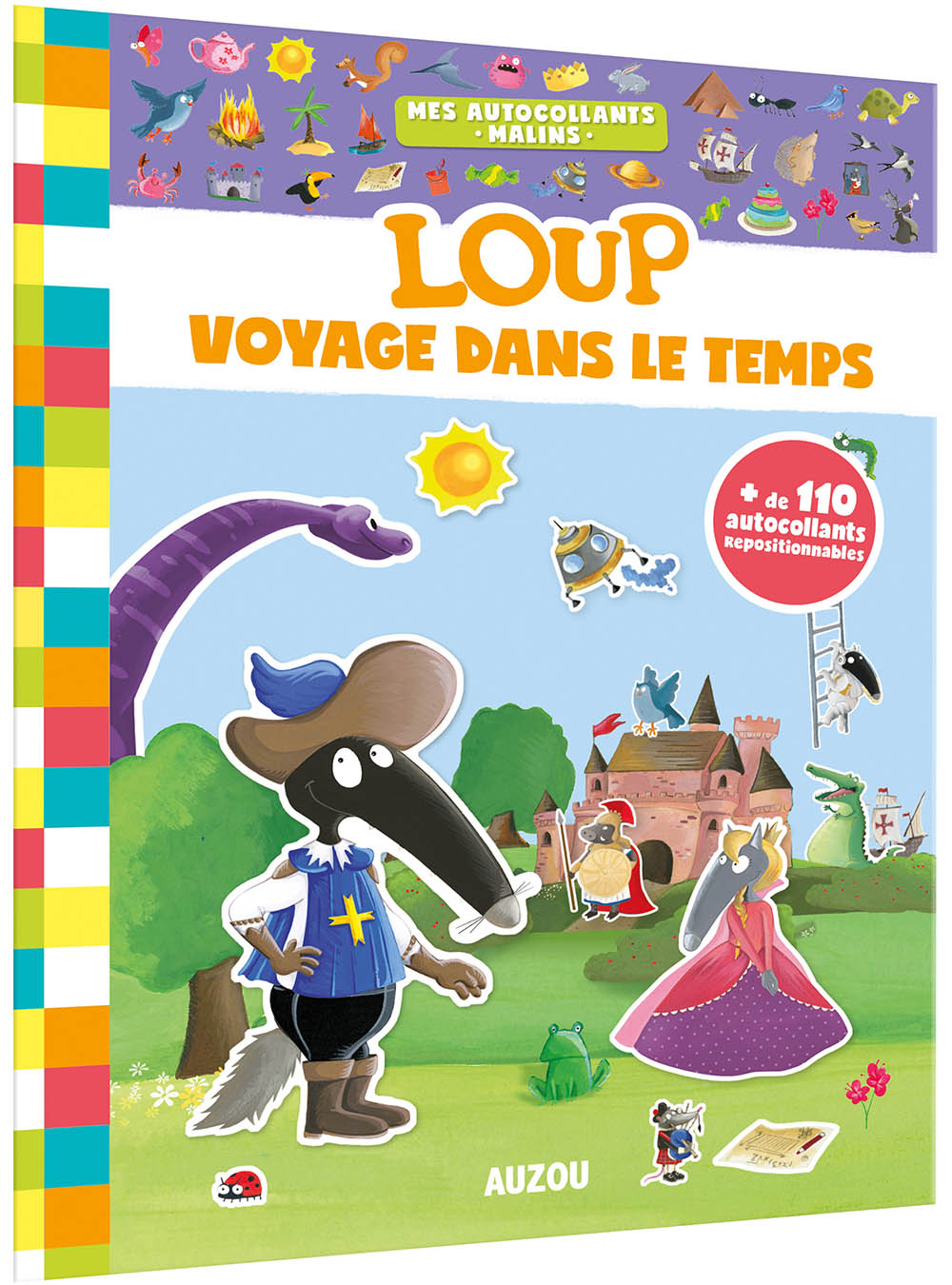 Mes Autocollants Malins - Loup Voyage Dans Le Temps