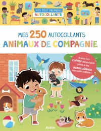 250 autocollants - animaux de compagnie