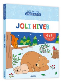 Mes grands coloriages - Joli hiver