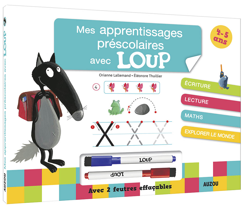 Mes Apprentissages Préscolaires Avec Loup 4-5 Ans