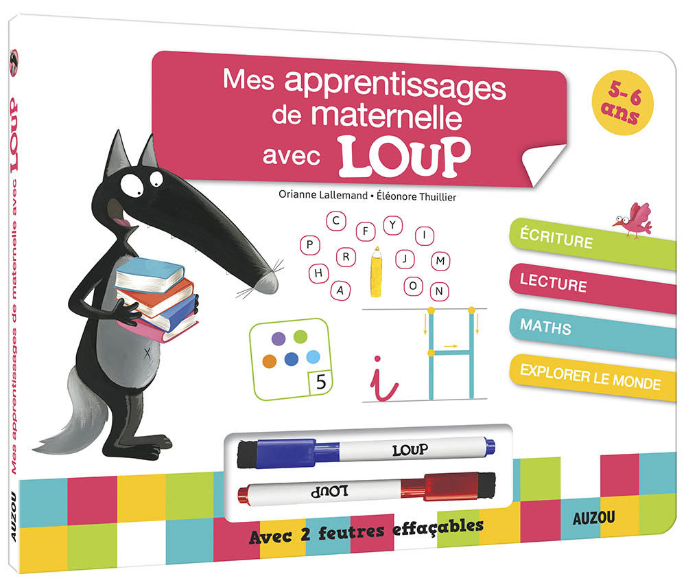 Mes Apprentissages De Maternelle Avec Loup 5-6 Ans