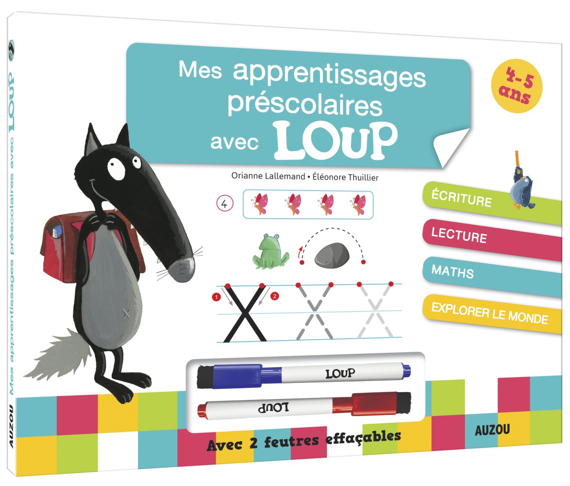 Mes Apprentissages Préscolaires Avec Loup