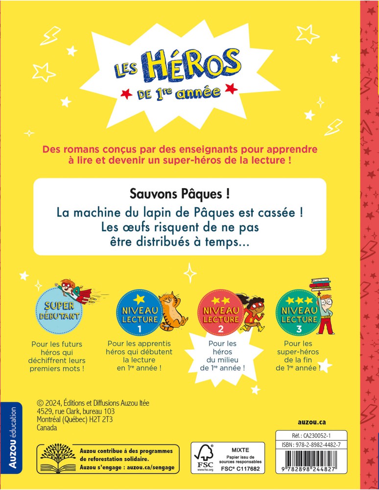 Les Héros De 1Re Année - Niveau 2 - Sauvons Pâques !