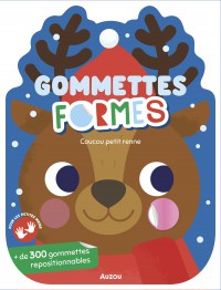 Gommettes formes - Coucou petit renne