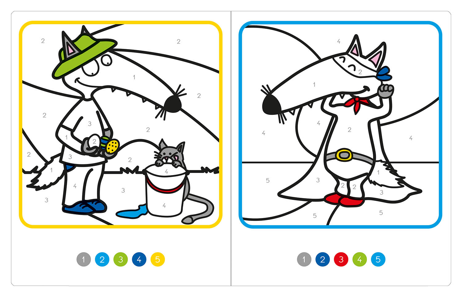 P'tit Loup Mes Coloriages Magiques : Les Chiffres