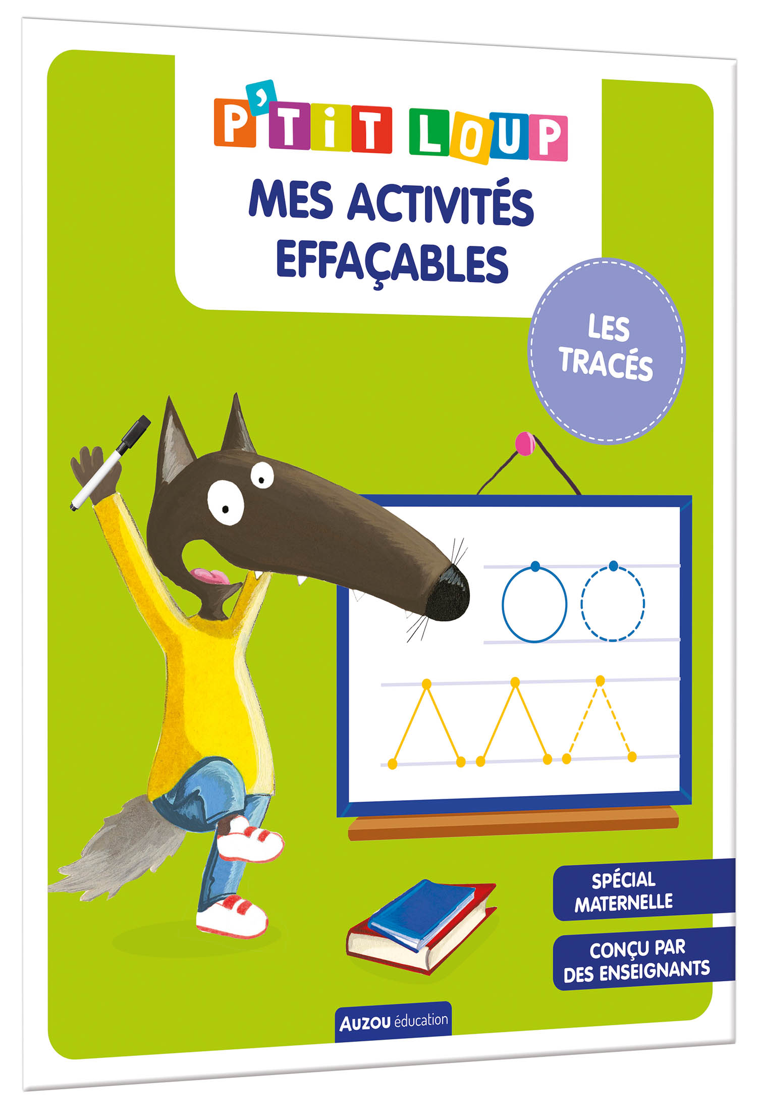 P'tit Loup Mes Activités Effacables : Les Tracés