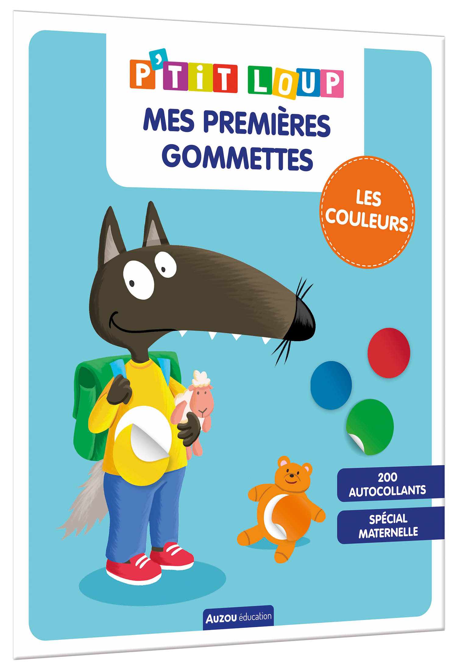 Mes Premières Gommettes P'tit Loup - Les Couleurs