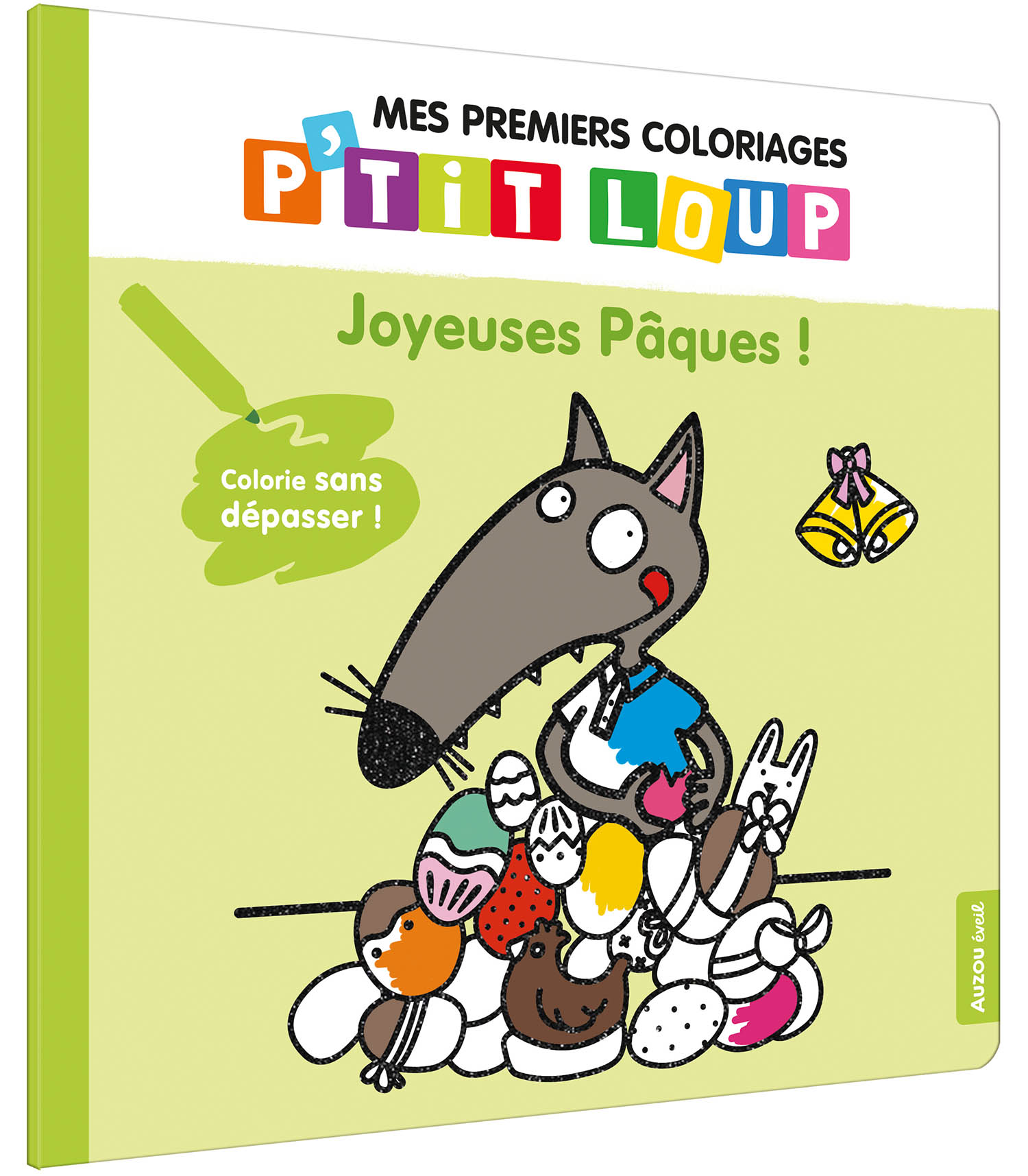 P'tit Loup - Cahier De Coloriages Pâques