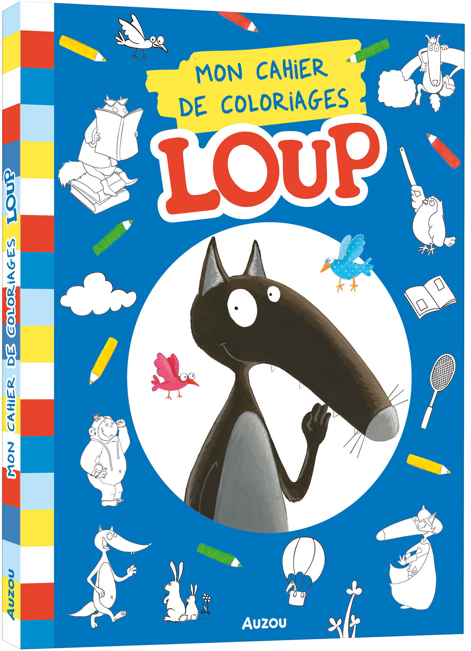 Mon Cahier De Coloriages Loup