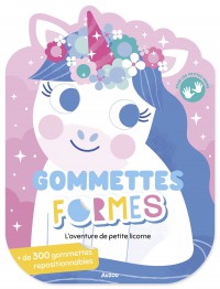 L'aventure de petite licorne -  gommettes formes