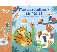 Mes autocollants en relief : animaux