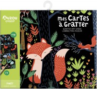 Mes cartes à gratter : forêt