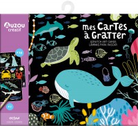 Mes cartes à gratter : océan