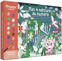 Mon coffret d'artiste - Mes 4 peintures au numéro