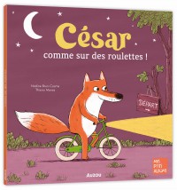 César, comme sur des roulettes