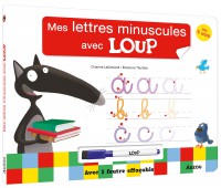 Livre ardoise - Les lettres minuscules avec loup