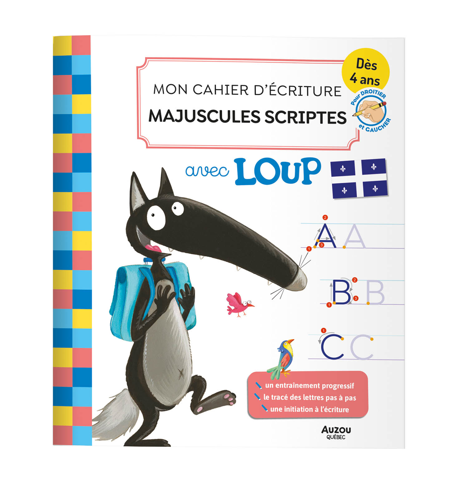 Mon Cahier D'écriture Loup - Majuscules Script