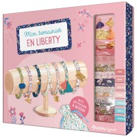 Ma boîte à bijoux - Mon semainier de 7 bracelets en liberty