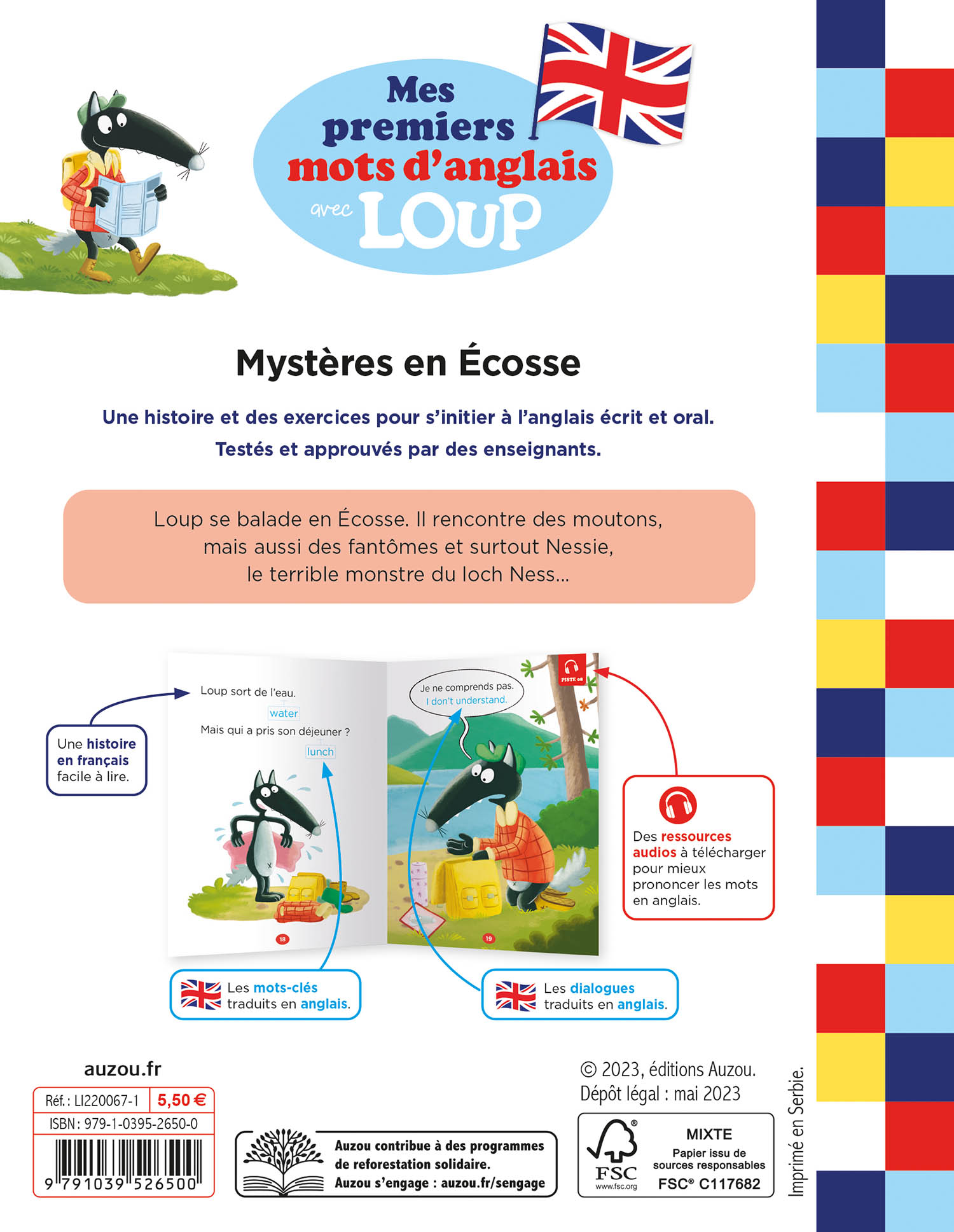 Mes Premiers Mots D'anglais Avec Loup - Mystères En Écosse