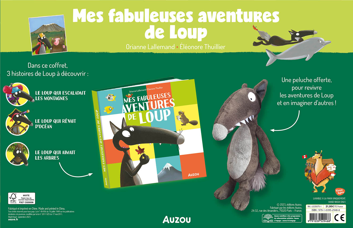 Coffret Loup - Mes Fabuleuses Aventures De Loup