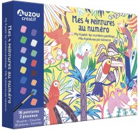 Mes 4 peintures au numéro : merveilleuse nature