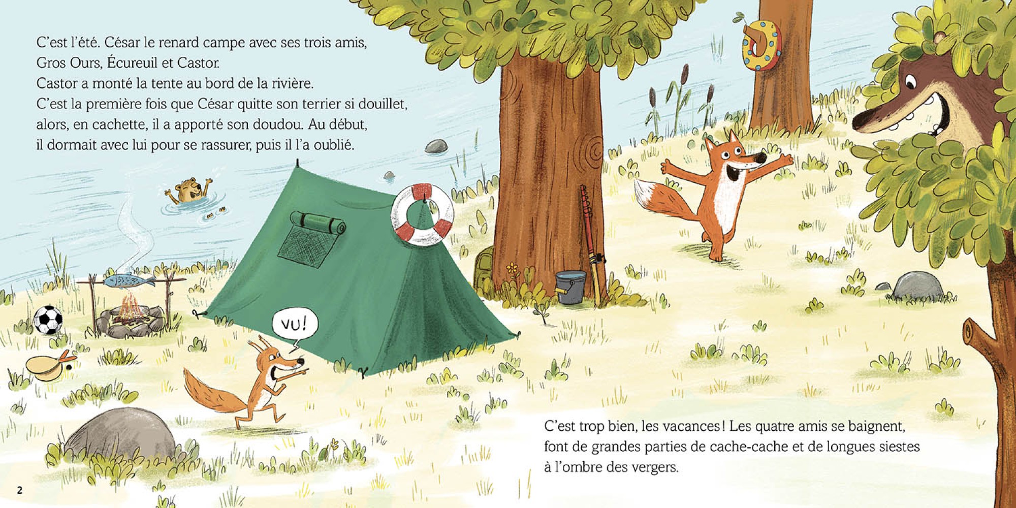 César Et Le Cache-Cache Des Saisons