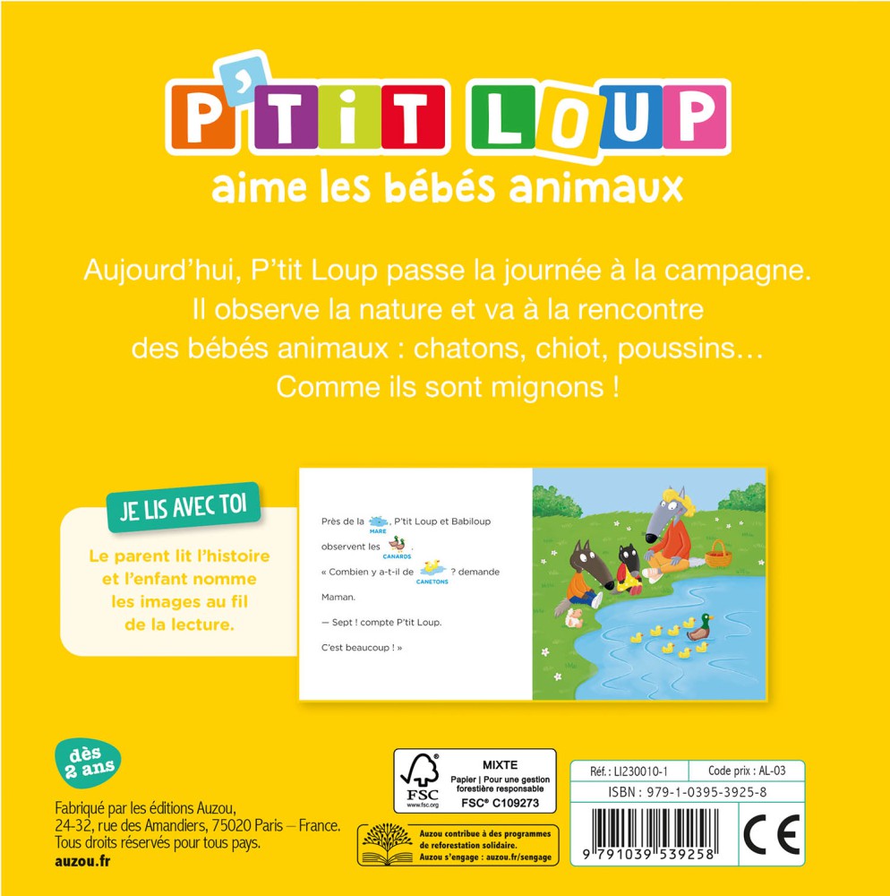 P'tit Loup Aime Les Bébés Animaux