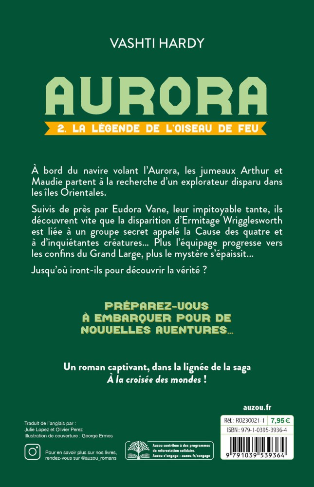 Aurora Tome 02 : La Légende De L'oiseau De Feu