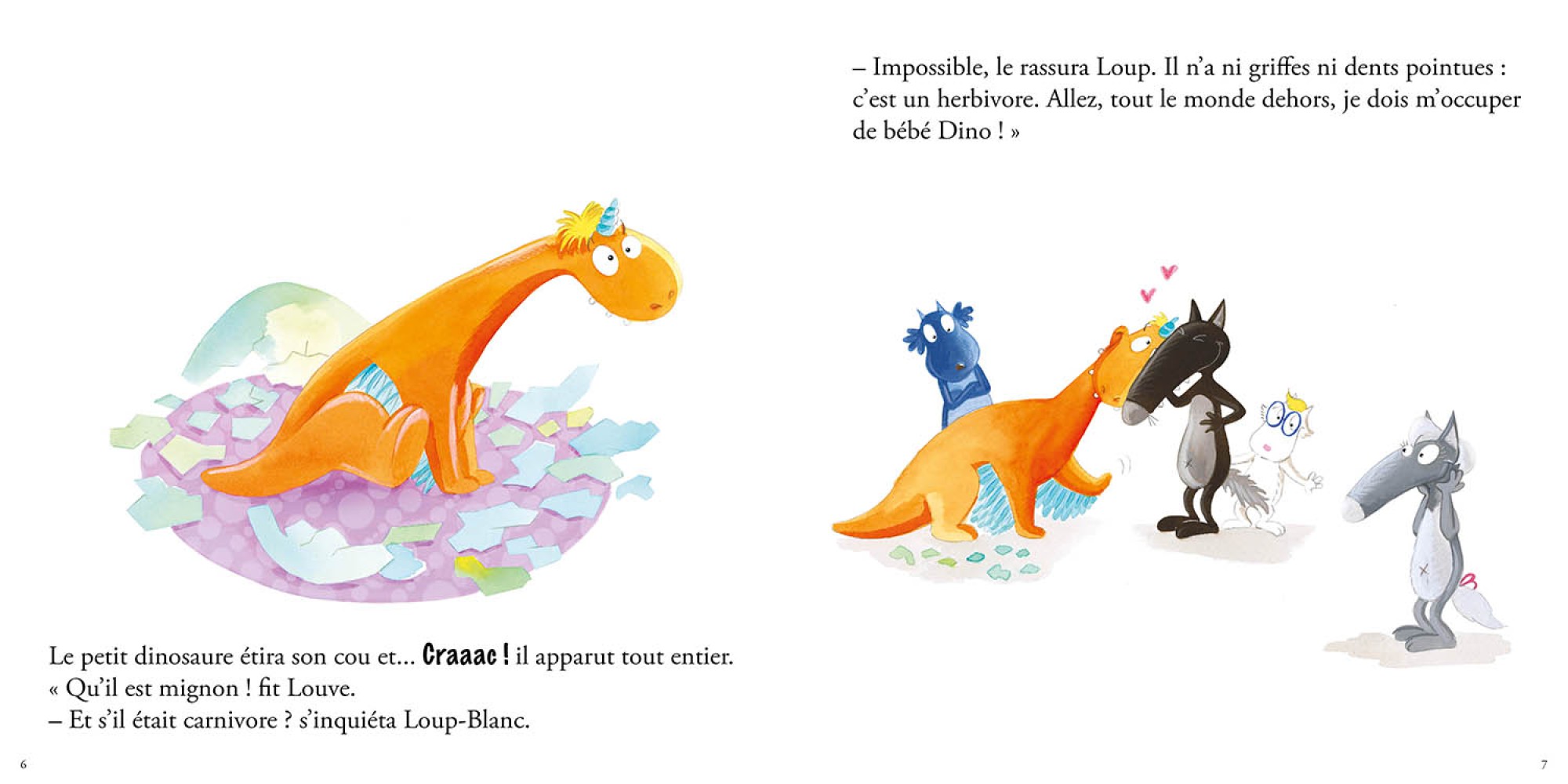 Le Loup Qui Adorait Les Dinosaures