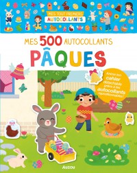 500 autocollants Pâques