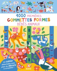 1000 premières gommettes formes bébés animaux