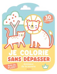 Coloriages fluo - Animaux de la savane